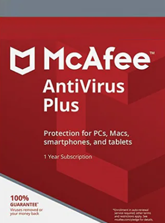 McAfee Anti Virus -1 PC