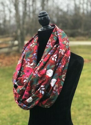 Holiday Red Infinity Scarf (Luxe Knit) Holiday Red Infinity Scarf (Luxe Knit)