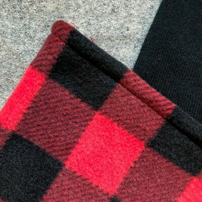 Fleece Neck Warmer Buffalo Plaid Adult Sized Fleece Neck Warmer Buffalo Plaid Adult Sized