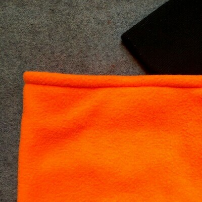 Fleece Neck Warmer Hunter Orange Adult Sized Fleece Neck Warmer Hunter Orange Adult Sized