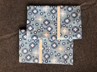 Moon Scapes on Blue Pillowcase Set Moon Scapes on Blue Pillowcase Set