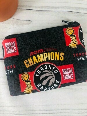 Champions Basketball Zip Pouch 100% Cotton Champions Basketball Zip Pouch 100% Cotton