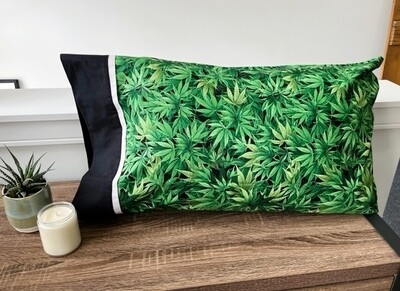 Green Standard Sized Pillowcase
