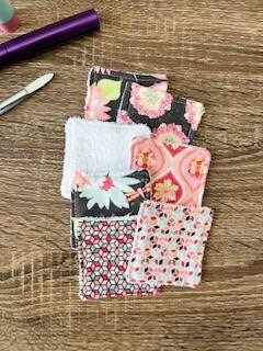 Pink Florals Re-Usable Facial Wipes