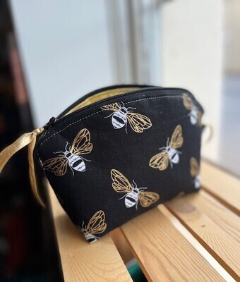Gold Bees Essential Oil Pouch