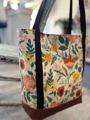 Rifle Paper Co. Floral Poppy Tote Bag