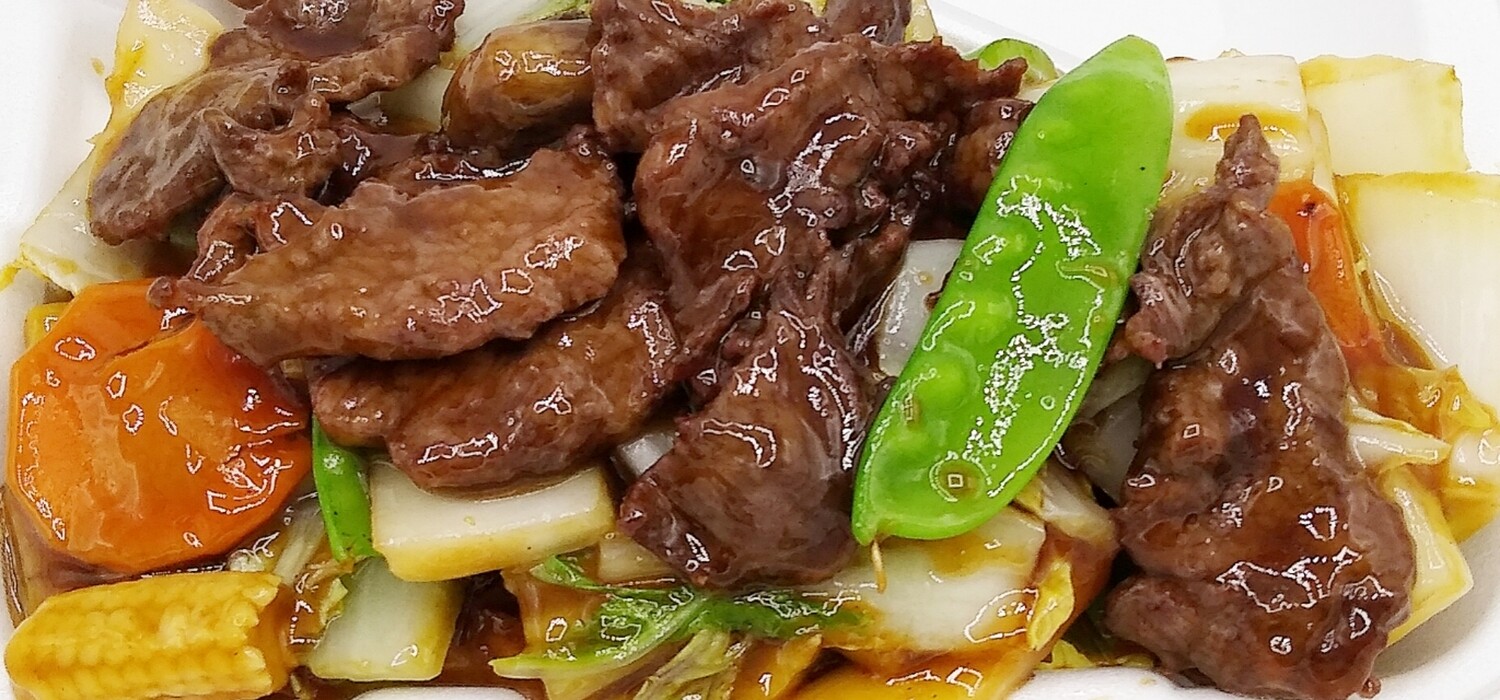 Four Season Beef and Sweet and Sour Pork