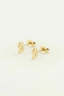 MJ03517 goud/gold - Studs My Jewellery
