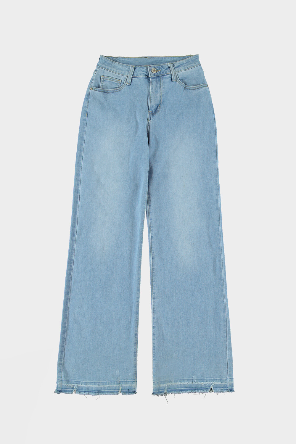 JD317-1 light blue Flared jeans- Turquoise by Daan