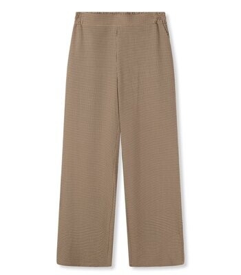 Check pants dani-Refined R21091554 brown
