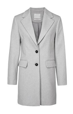 Long blazer jacket - yaya 1511036-125 QUIET GRAY LIGHT SIL