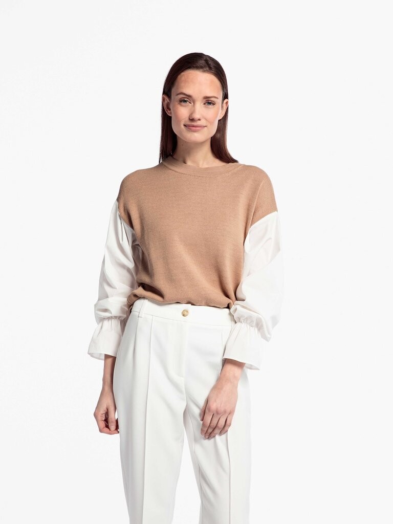 Beaumont - Knitted pullover- sand