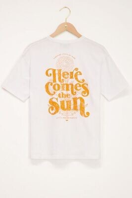 My Jewellery T-shirt here comes the sun-My Jewell oranje