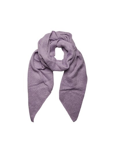 Pieces PCPYRON STRUCTURED LONG SCARF NOOS : Purple Rose 17105988