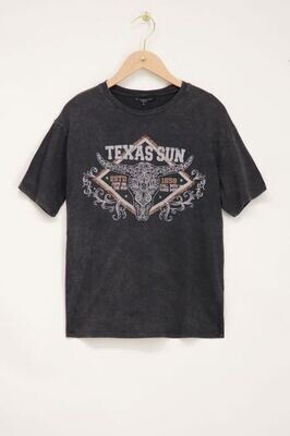My Jewellery T-shirt texas sun grijs MJ07291