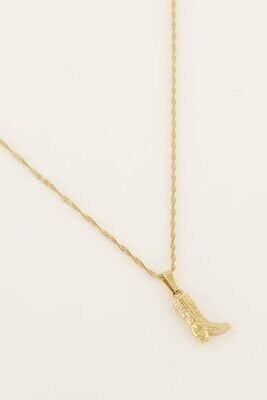 My Jewellery Necklace cowboyboots goud MJ07159
