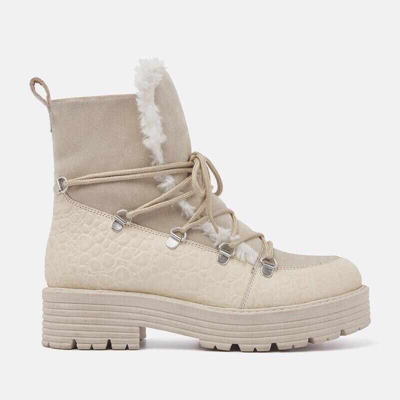 Lazamani Mountain Teddy Booties cream 85.349