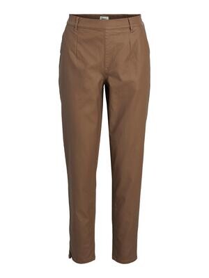 Object OBJBELLE LISA COATED PANT NOOS Fossil/Col 23034937