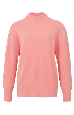 YaYa Sweater with high neckline VINTAGE PINK 01-000148-210