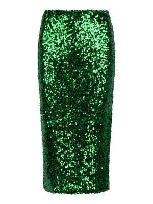 Ambika jurk strapless glitter groen 10208