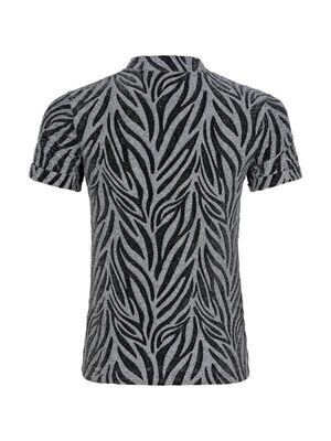 Ambika Top print kol glitter Jenna zilver Jenna