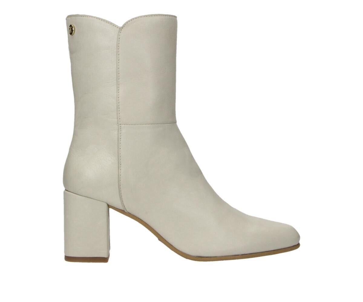 Henkelman Footwear bv Korte Laars Blokhak off-white Perla 16 1300