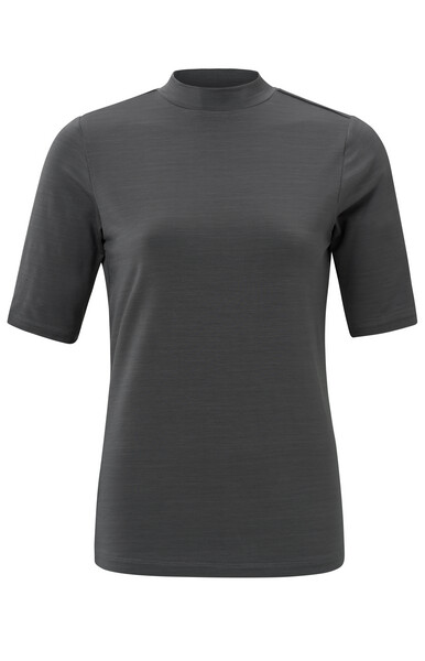 YaYa Soft high neck t-shirt with ha PEARL BLUE 01-719018-301