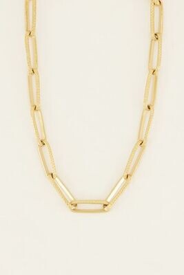My Jewellery Necklace big chain goud MJ07793