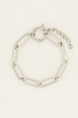 My Jewellery Bracelet big chain zilver MJ07794