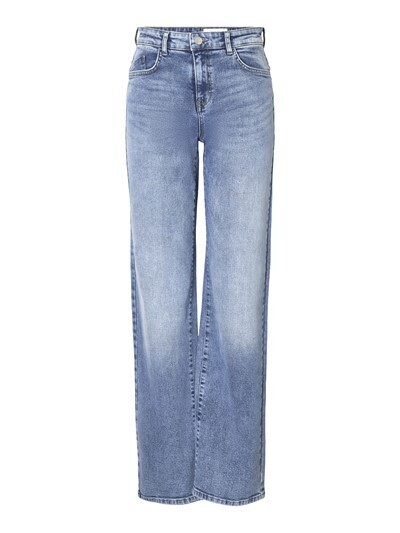 Noisy May NMYOLANDA NW WIDE JEANS AZ236LB NOO: Light Blue Denim 27025064