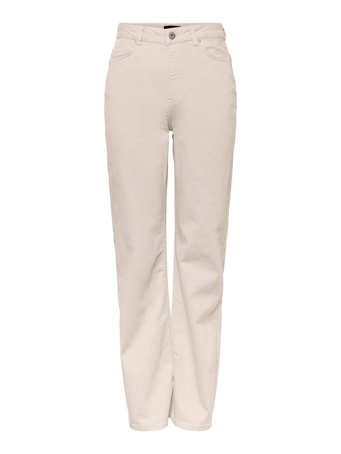 Pieces PCHOLLY HW WIDE JEANS COLOUR NOOS B: Whitecap Gray 17133676