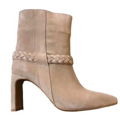 Babouche Lifestyle Enkellaars met hak beige 1353-2