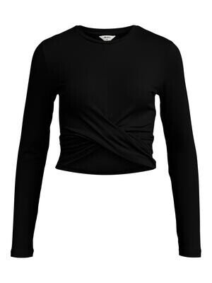 Object OBJJAMIE LS CROP TOP A VIP 23 Black 23042210