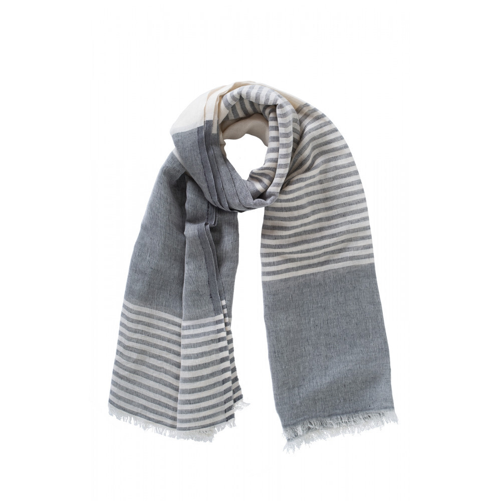 YaYa Jacqard scarf BIRCH SAND DESSIN 03-501006-303
