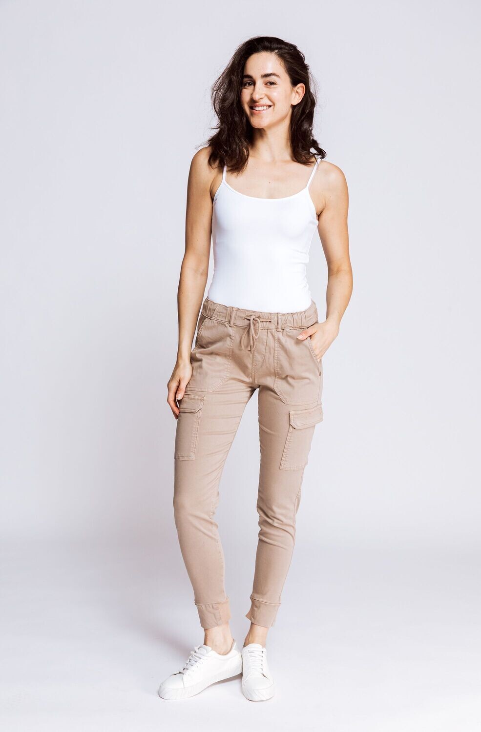ZHRILL Daisey Taupe pants taupe N123711-T-N2238