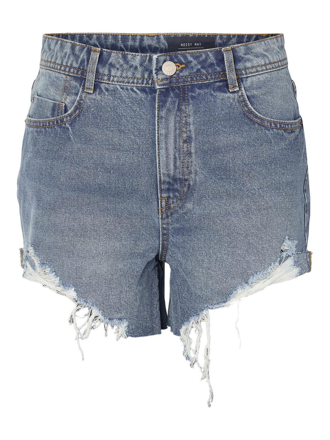 Noisy May NMDREW HW FESTIVAL DEST SHORTS VI19: Medium Blue Denim 27024683