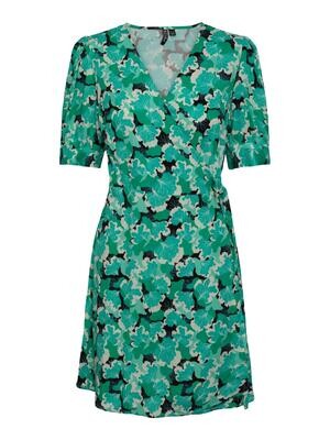 Pieces PCKASEY 2/4  WRAP DRESS Island Green/Coral a 17138147