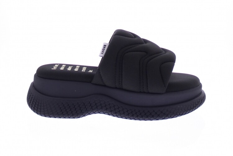 Bronx slipper zwart 84953-L