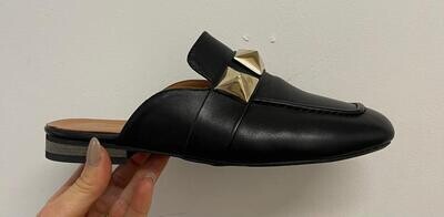 Babouche Lifestyle Loafer Zwart instap zwart G5616-1