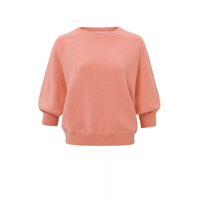 YaYa Sweater with raglan sleeves BLOOMING DAHLIA PINK 01-000225-304