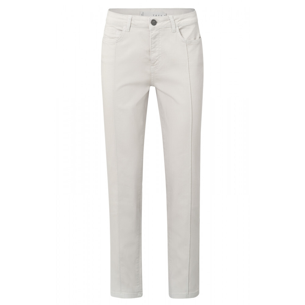 YaYa Colored straight denim w. pint SUMMER SAND 01-311029-304