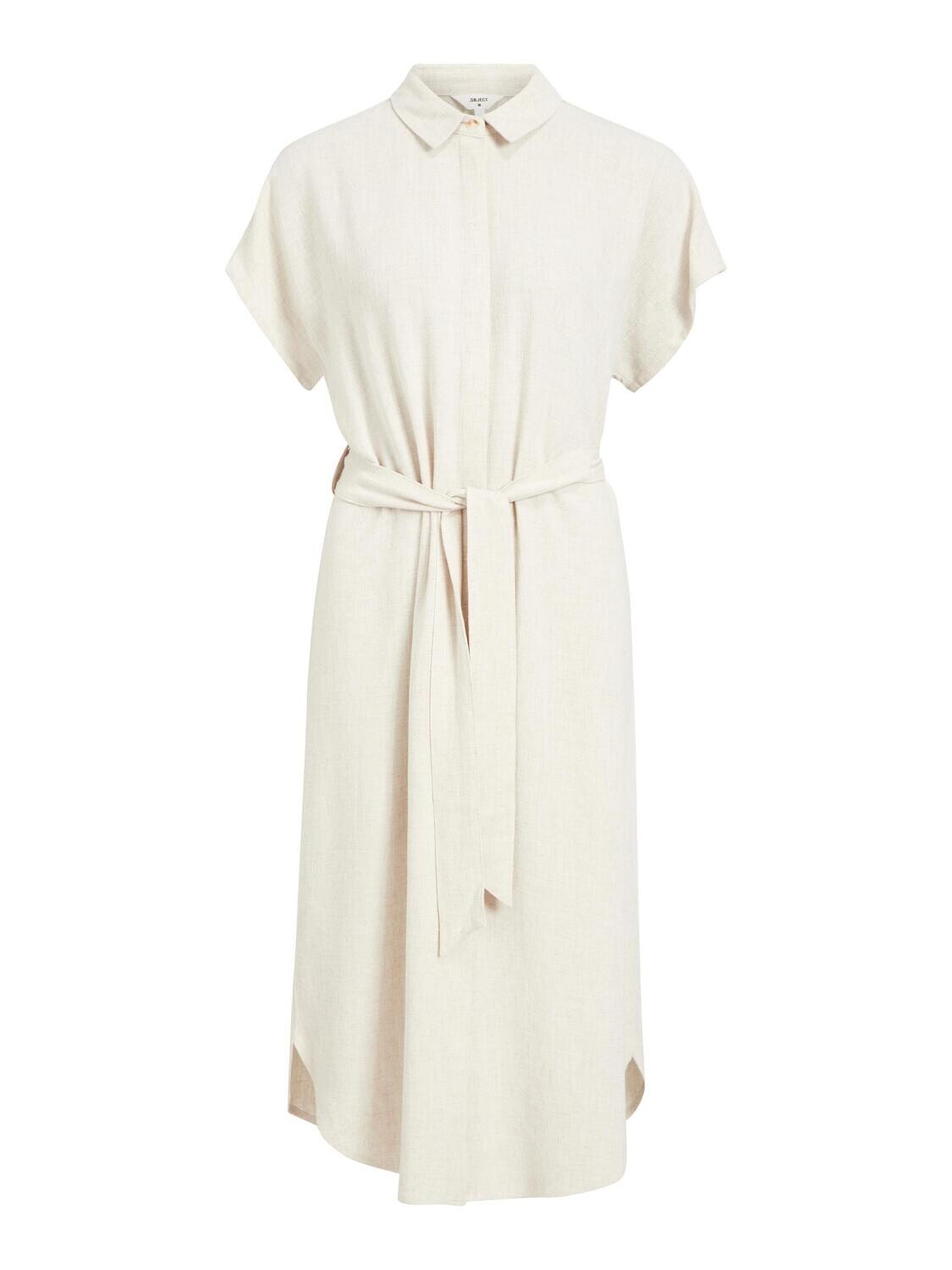 Object OBJSANNE ADIL SHIRT DRESS NOOS Sandshell 23040655