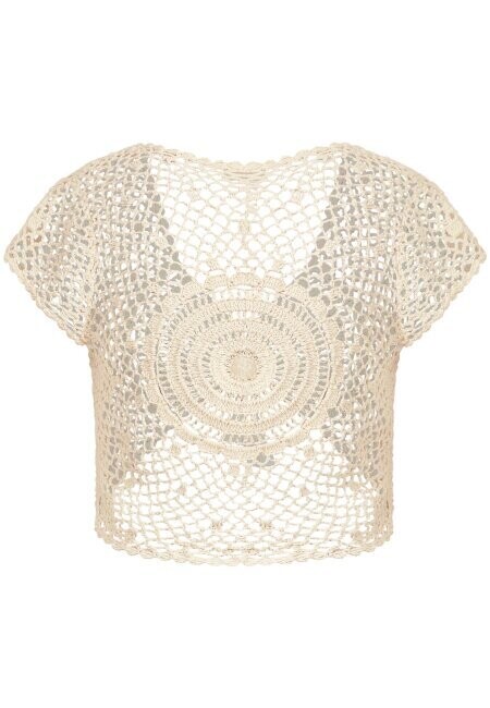 Sisters Point Usma - ss vest cream 16146