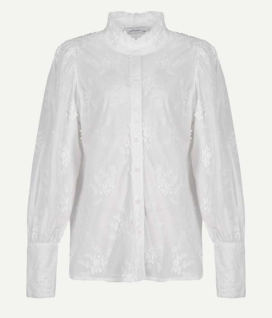 Ambika blouse broderie white Haidee