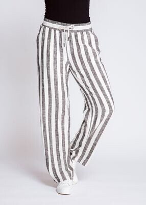 ZHRILL Isla black/white pantalon stripe N223718-R-N1292