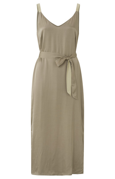 YaYa Strappy dress WEATHERED TEAK GREEN 01-601073-305