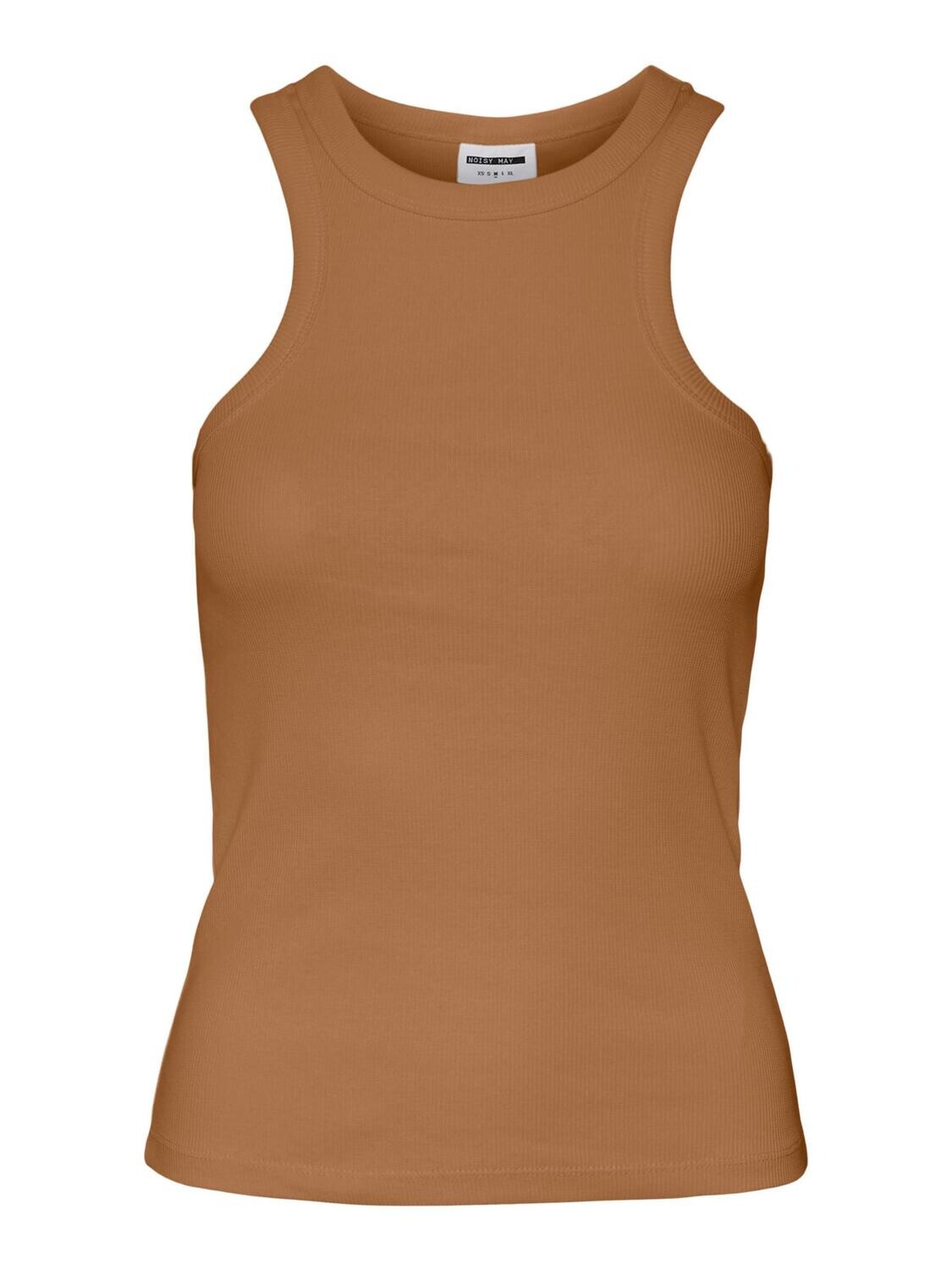 Noisy May NMMAYA S/L HALTER NECK TOP NOOS Chipmunk 27020871