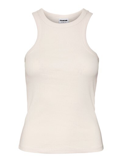 Noisy May NMMAYA S/L HALTER NECK TOP NOOS Eggnog 27020871