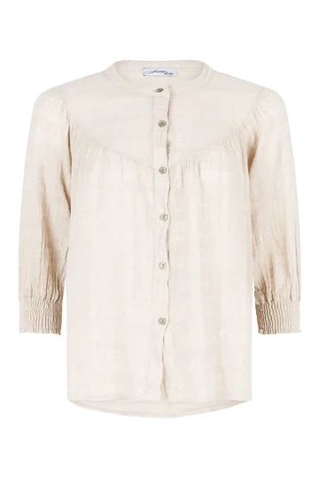 Ambika Blouse Met lurex Draad cream 5096-B
