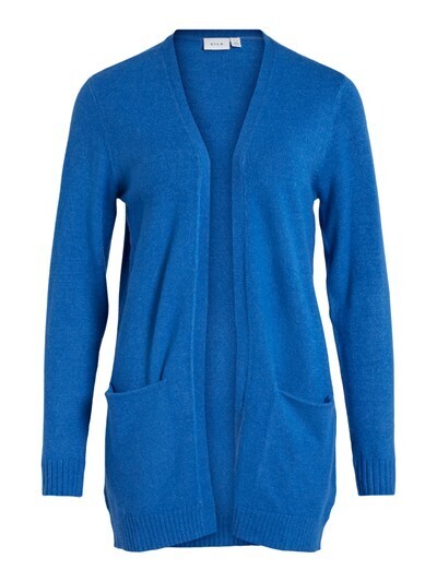VILA VIRIL L/S  OPEN KNIT CARDIGAN-NOOS Lapis Blue/DARK MELA 14044041